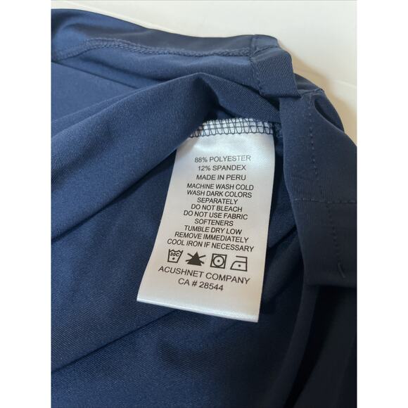 Foot Joy Men’s Navy Short Sleeve Golf Polo XL NEW With Tags - Picture 5 of 6